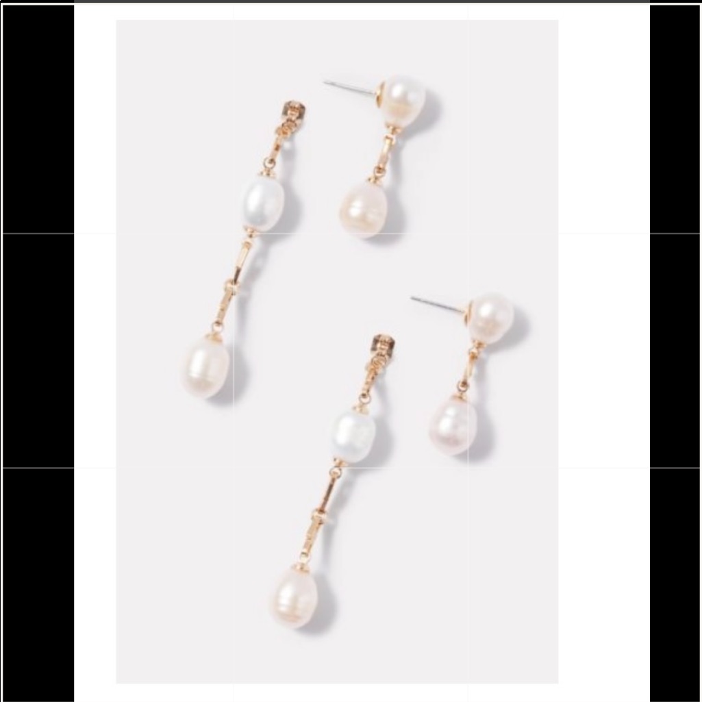 Evereve Clara Pearl Statement Earring